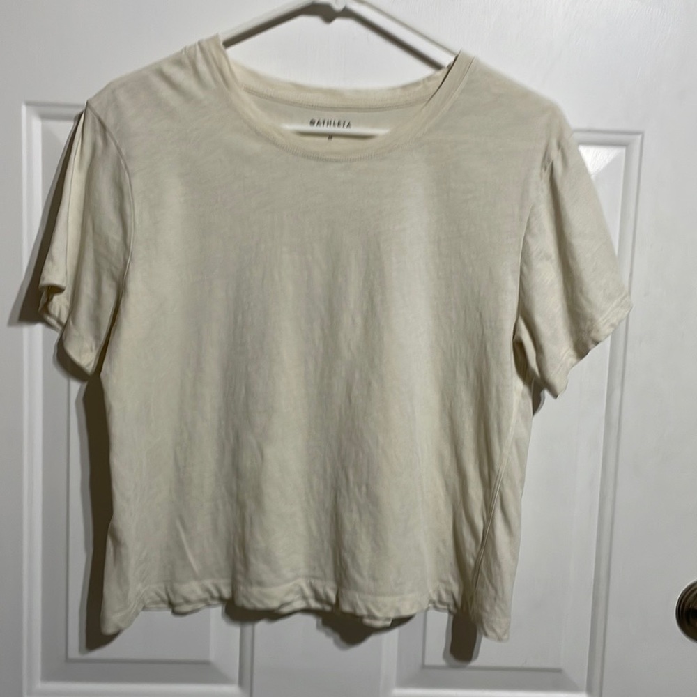Athleta Organic Daily Crop Tee M